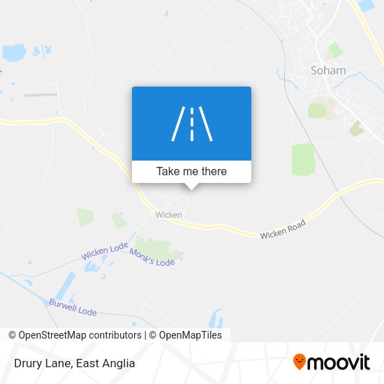 Drury Lane map