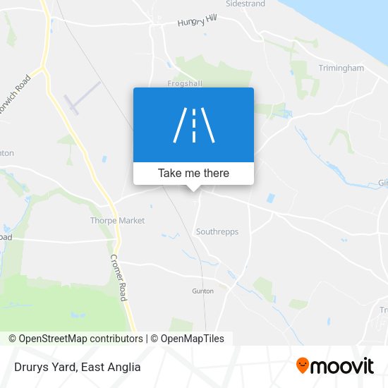 Drurys Yard map