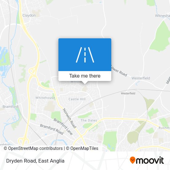 Dryden Road map