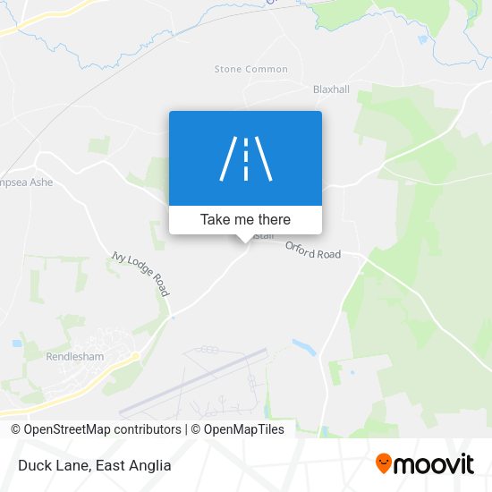 Duck Lane map