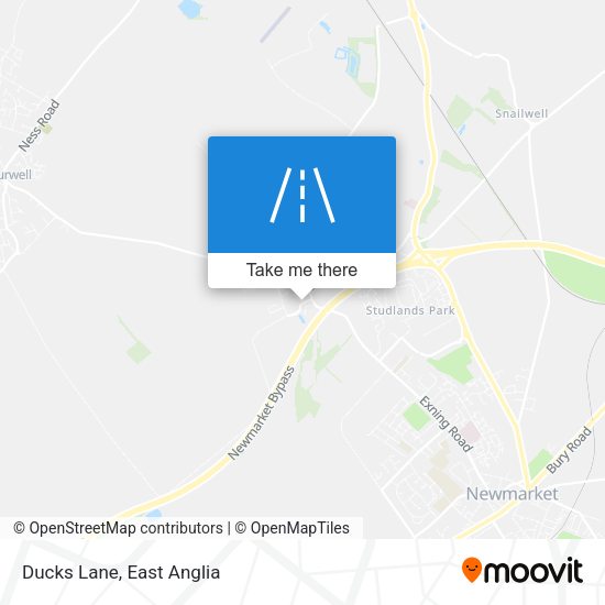 Ducks Lane map