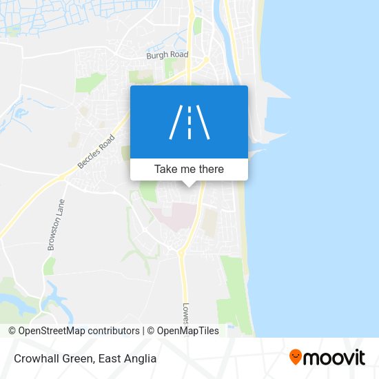 Crowhall Green map