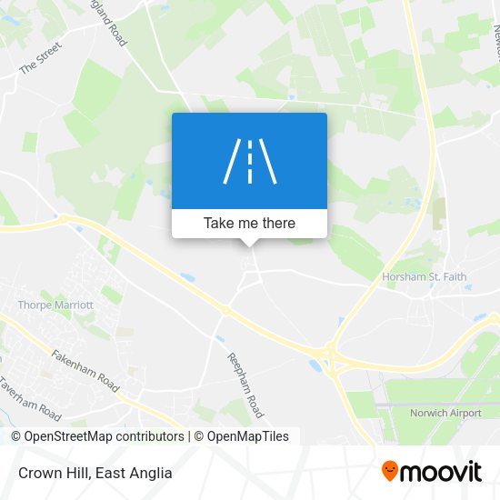 Crown Hill map
