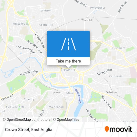 Crown Street map
