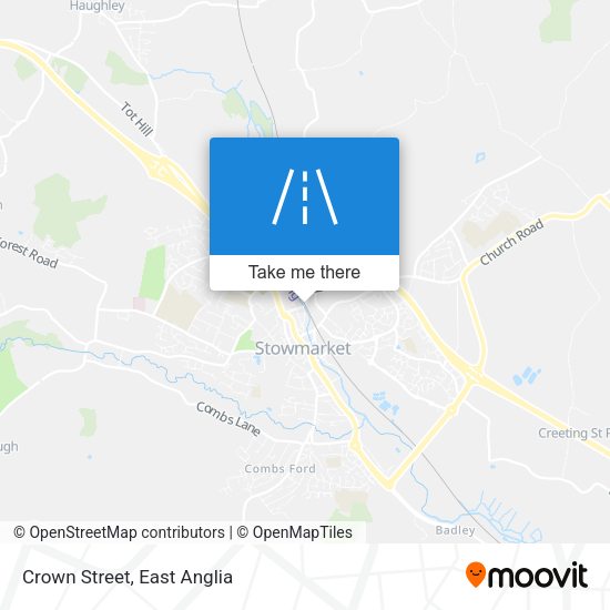 Crown Street map