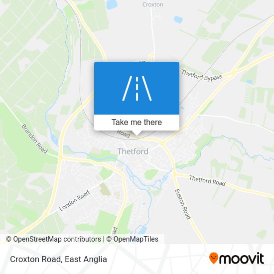 Croxton Road map