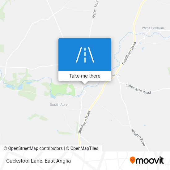 Cuckstool Lane map