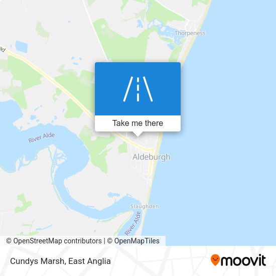 Cundys Marsh map
