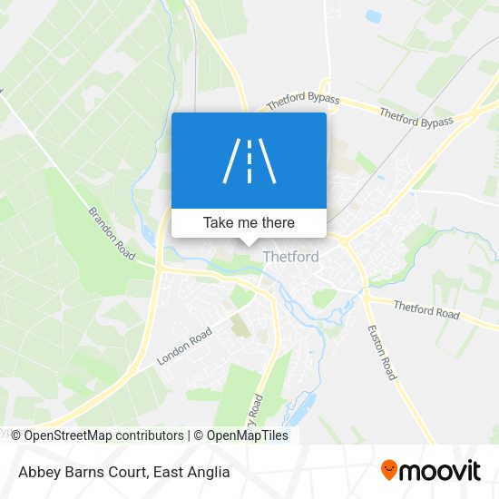Abbey Barns Court map