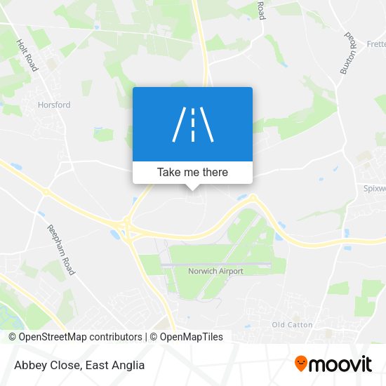 Abbey Close map