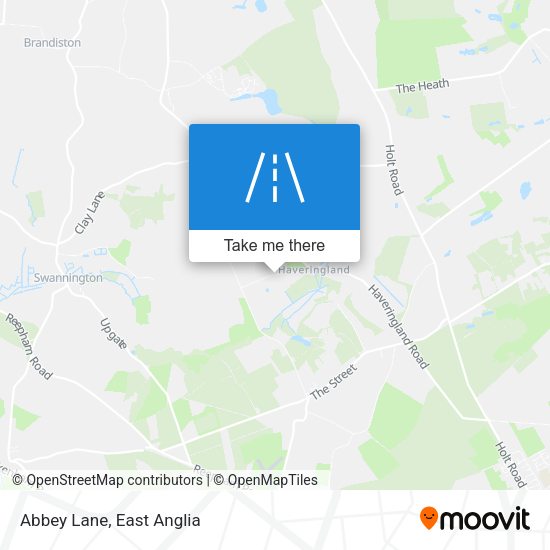 Abbey Lane map