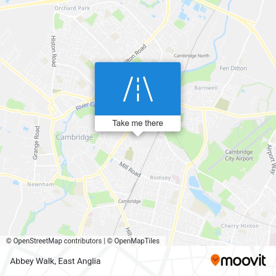 Abbey Walk map