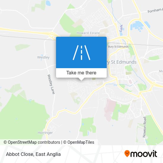 Abbot Close map