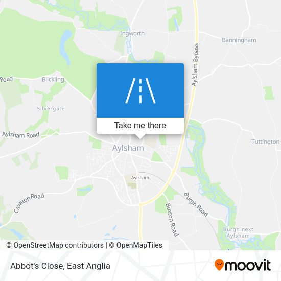 Abbot's Close map