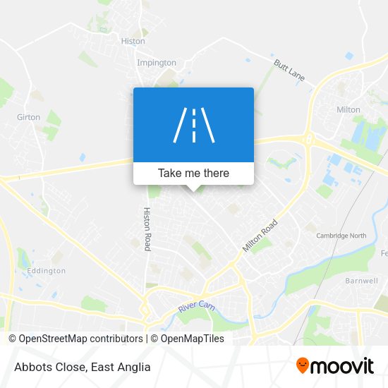 Abbots Close map