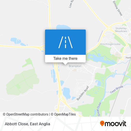 Abbott Close map