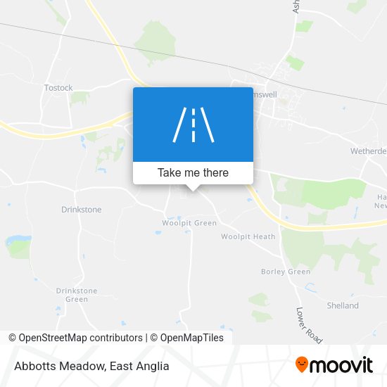 Abbotts Meadow map