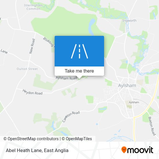 Abel Heath Lane map
