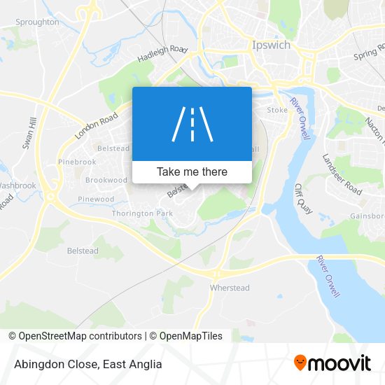 Abingdon Close map