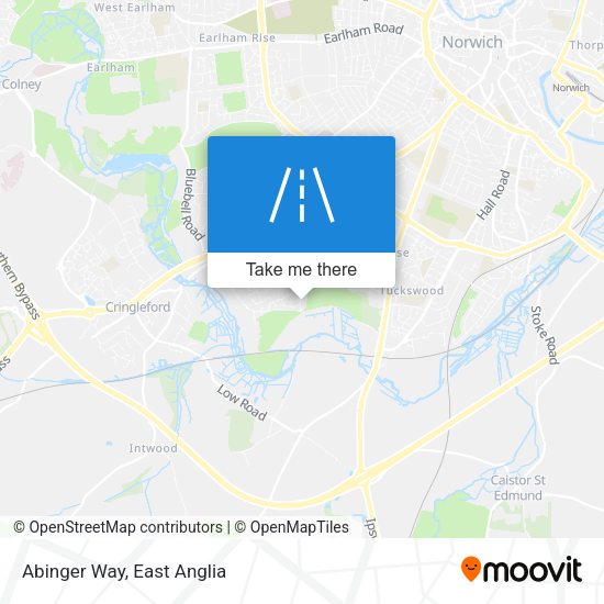 Abinger Way map