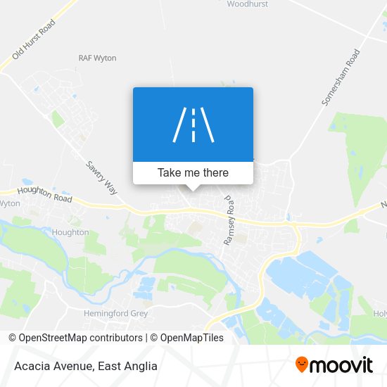 Acacia Avenue map
