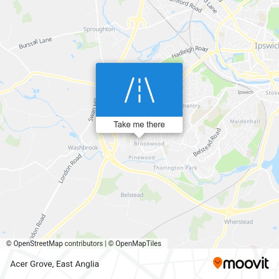 Acer Grove map