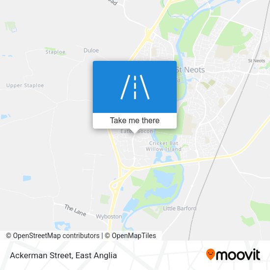 Ackerman Street map