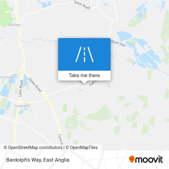 Bardolph's Way map