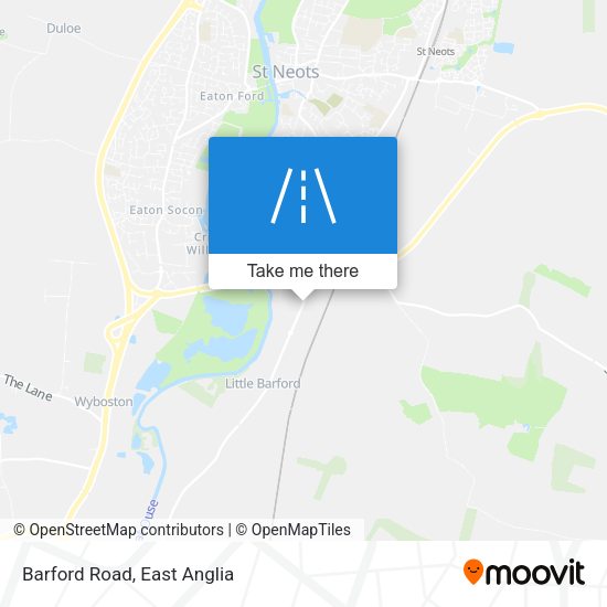 Barford Road map