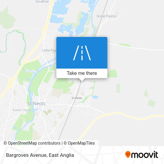 Bargroves Avenue map