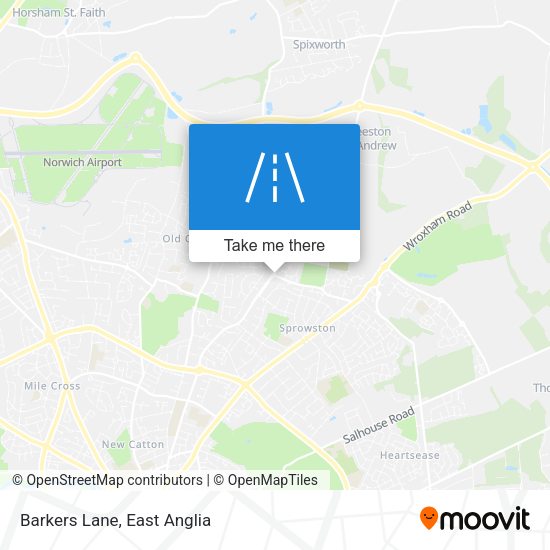 Barkers Lane map