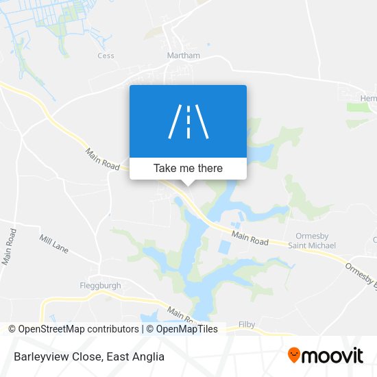 Barleyview Close map