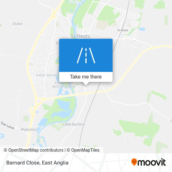 Barnard Close map