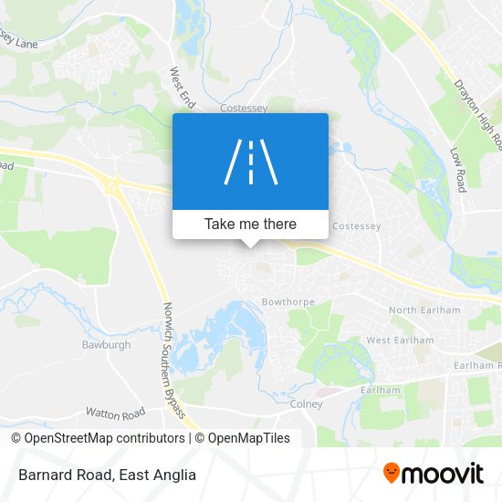 Barnard Road map