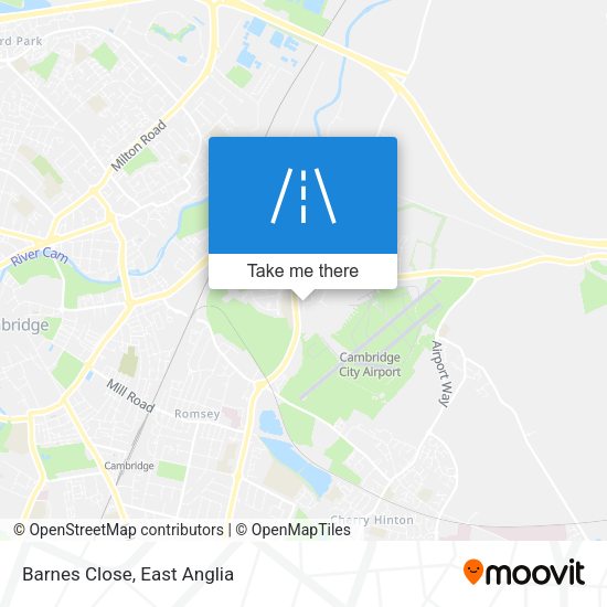 Barnes Close map