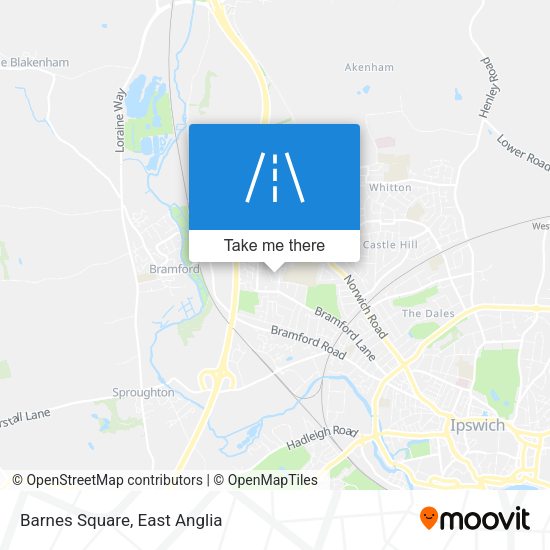 Barnes Square map