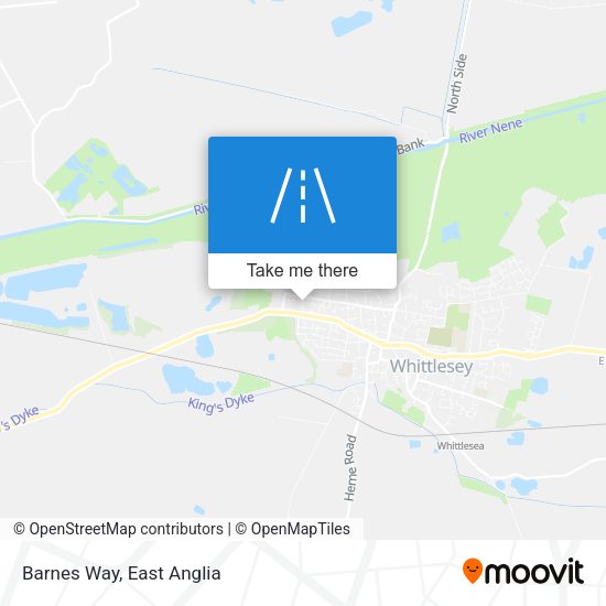 Barnes Way map