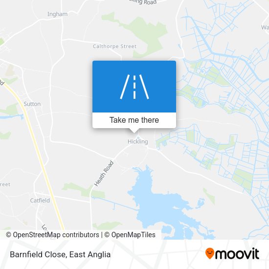 Barnfield Close map