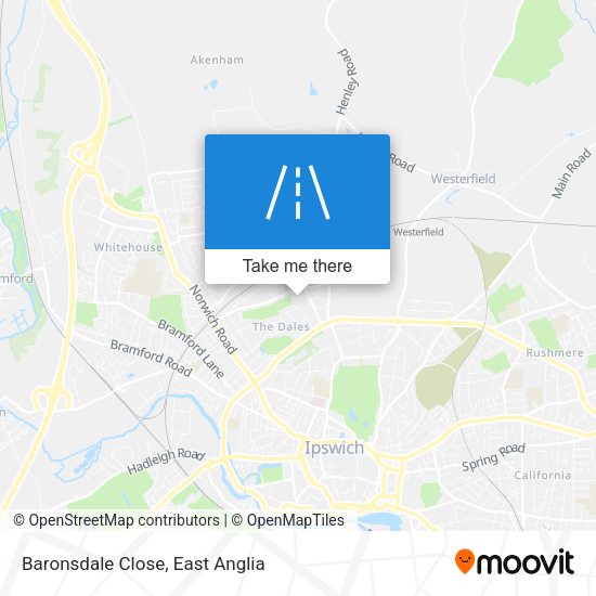 Baronsdale Close map