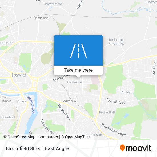 Bloomfield Street map