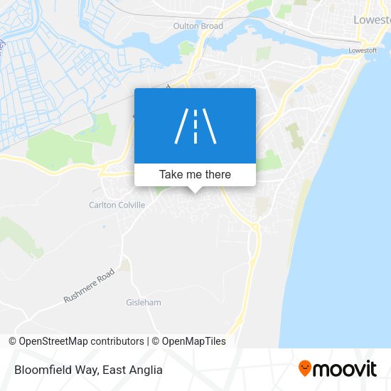 Bloomfield Way map