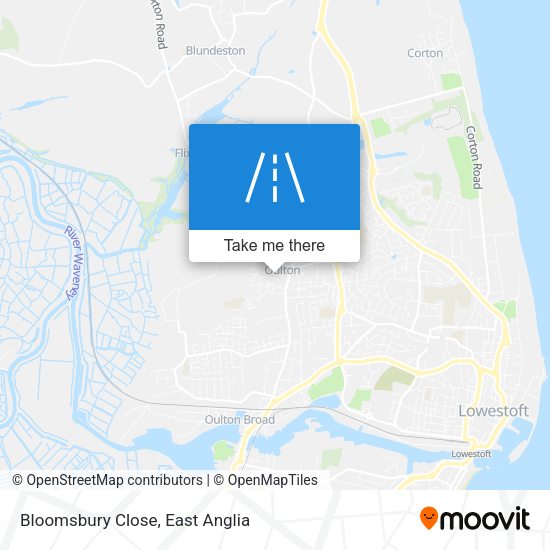 Bloomsbury Close map