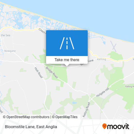 Bloomstile Lane map
