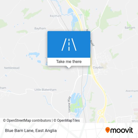 Blue Barn Lane map