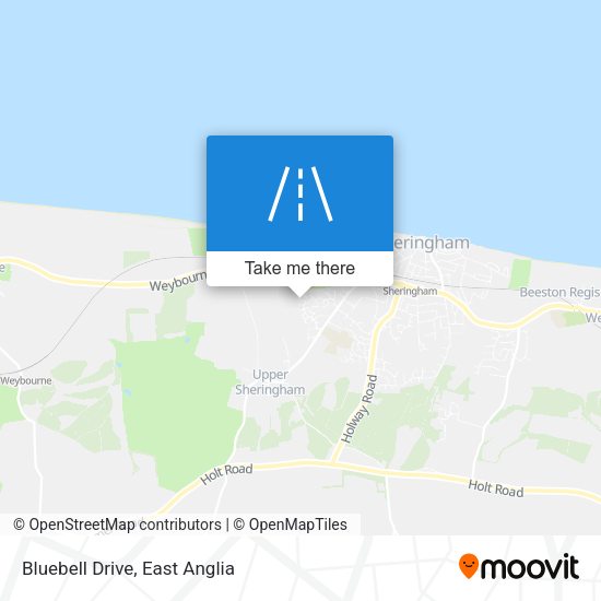 Bluebell Drive map