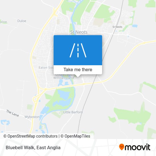 Bluebell Walk map