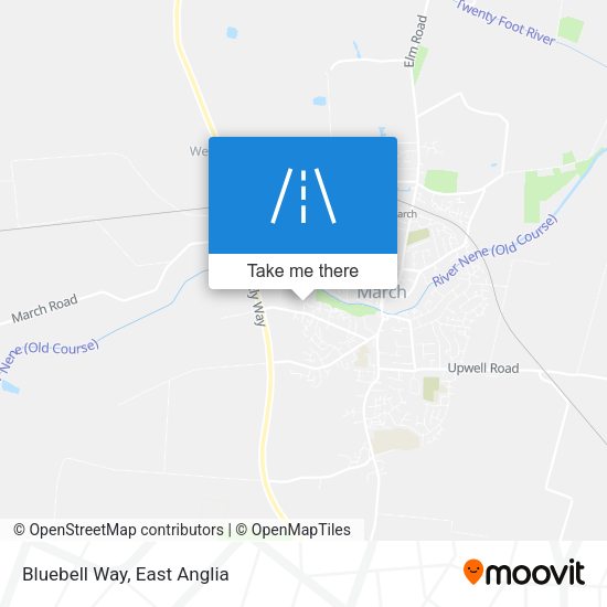 Bluebell Way map