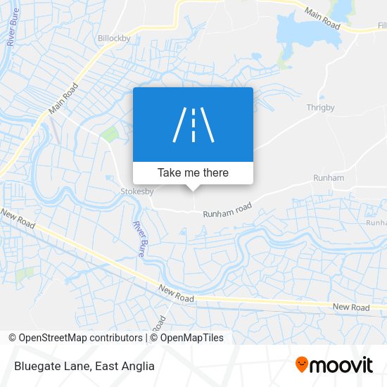 Bluegate Lane map