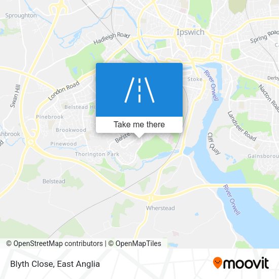 Blyth Close map