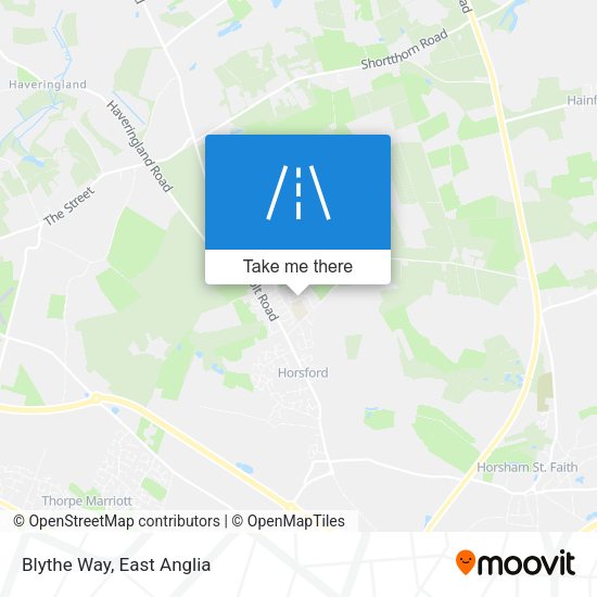 Blythe Way map